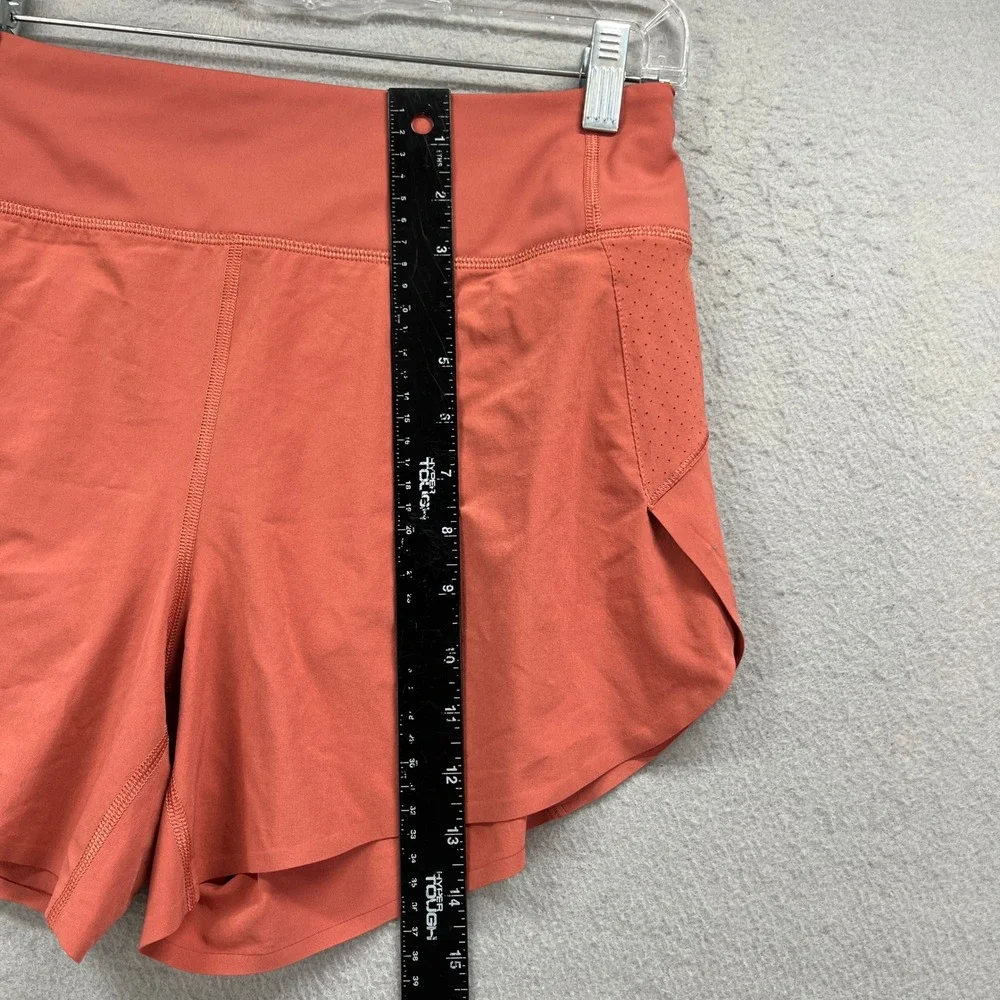 Athleta Shorts Womens SP Rust Orange Run With It 4.5 Stretch Athletic Running